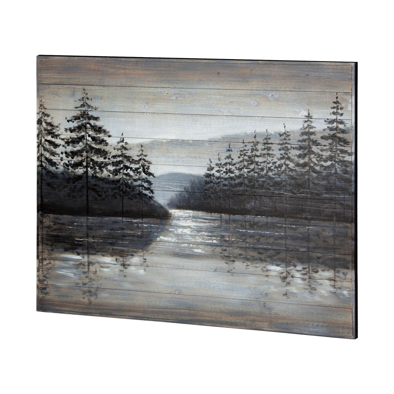 «Sunset Narrows», art mural non encadré