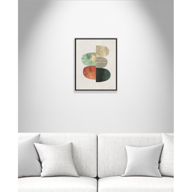 Westcreek Evolving Energy I - Painting Print, Picture Framed Canvas, 21.5" H x 17.5" W, Black