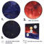 Lueur dorée de la pleine lune - impression murale lune-929226263-929226282-929226283