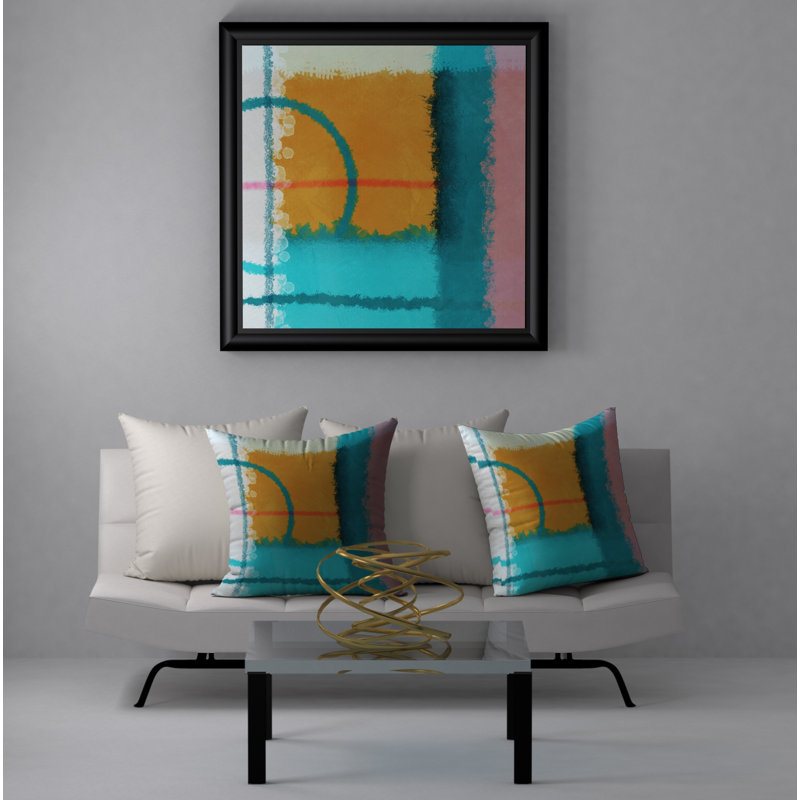  Housse et insert de coussin carré Giggle, 24" X 24"