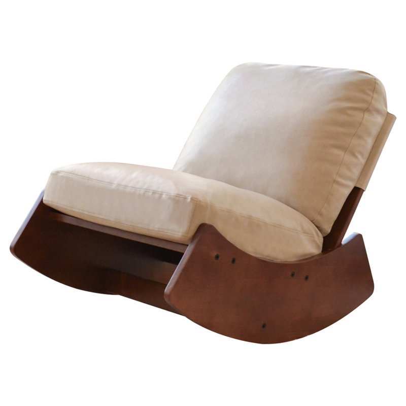 Chaise berçante confortable, Cream