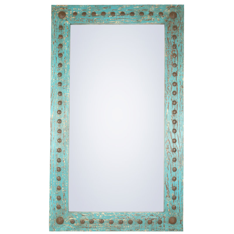 Rustic Accent Mirror, 48" H x 23" W