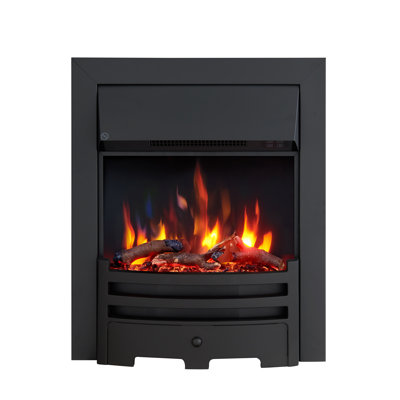 BAUHAUS FLAMEKO 23.3 cm W Recessed Wall Mounted Electric TV Stand