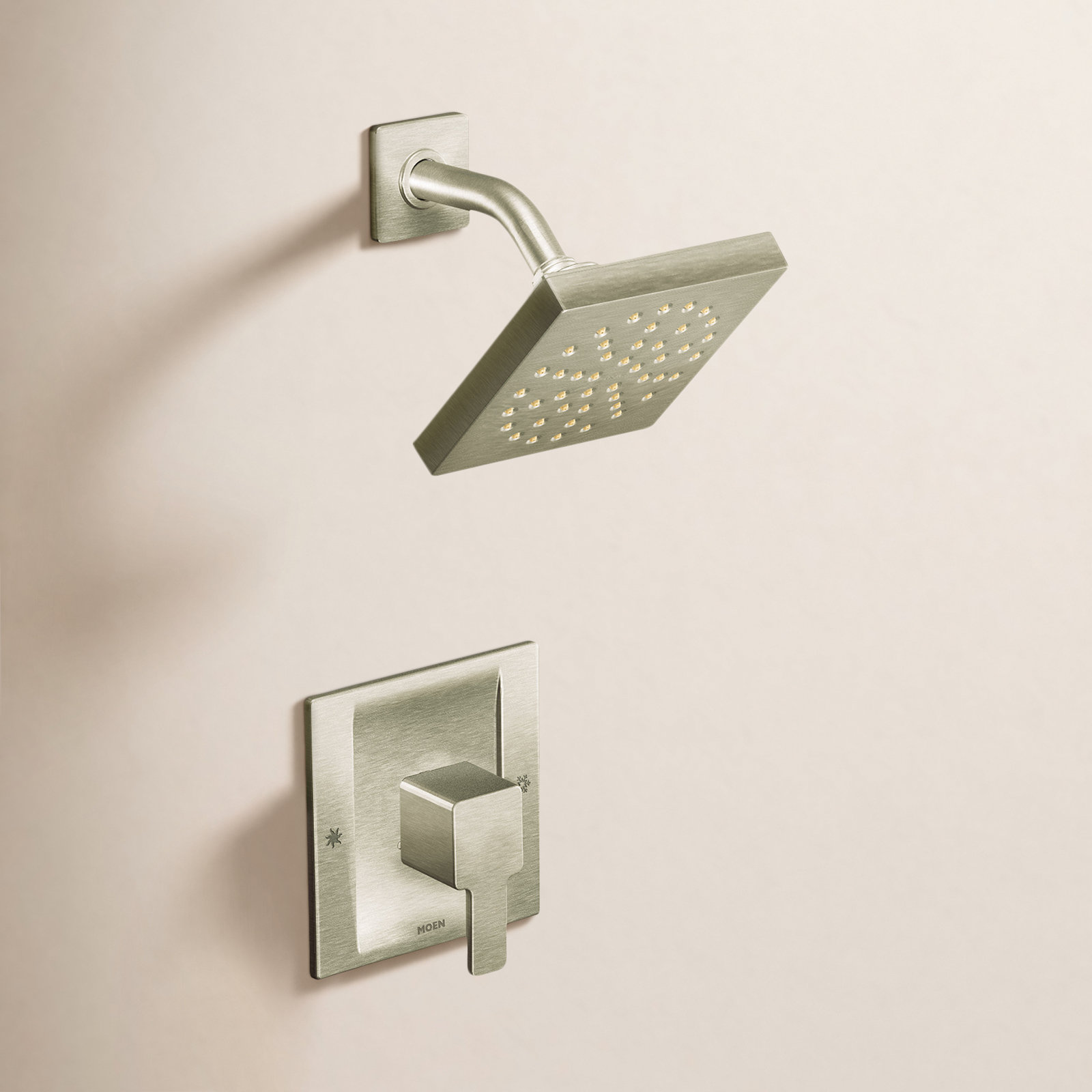 90 Degree Posi-Temp Shower Trim Kit, Valve Required, Brushed Nickel