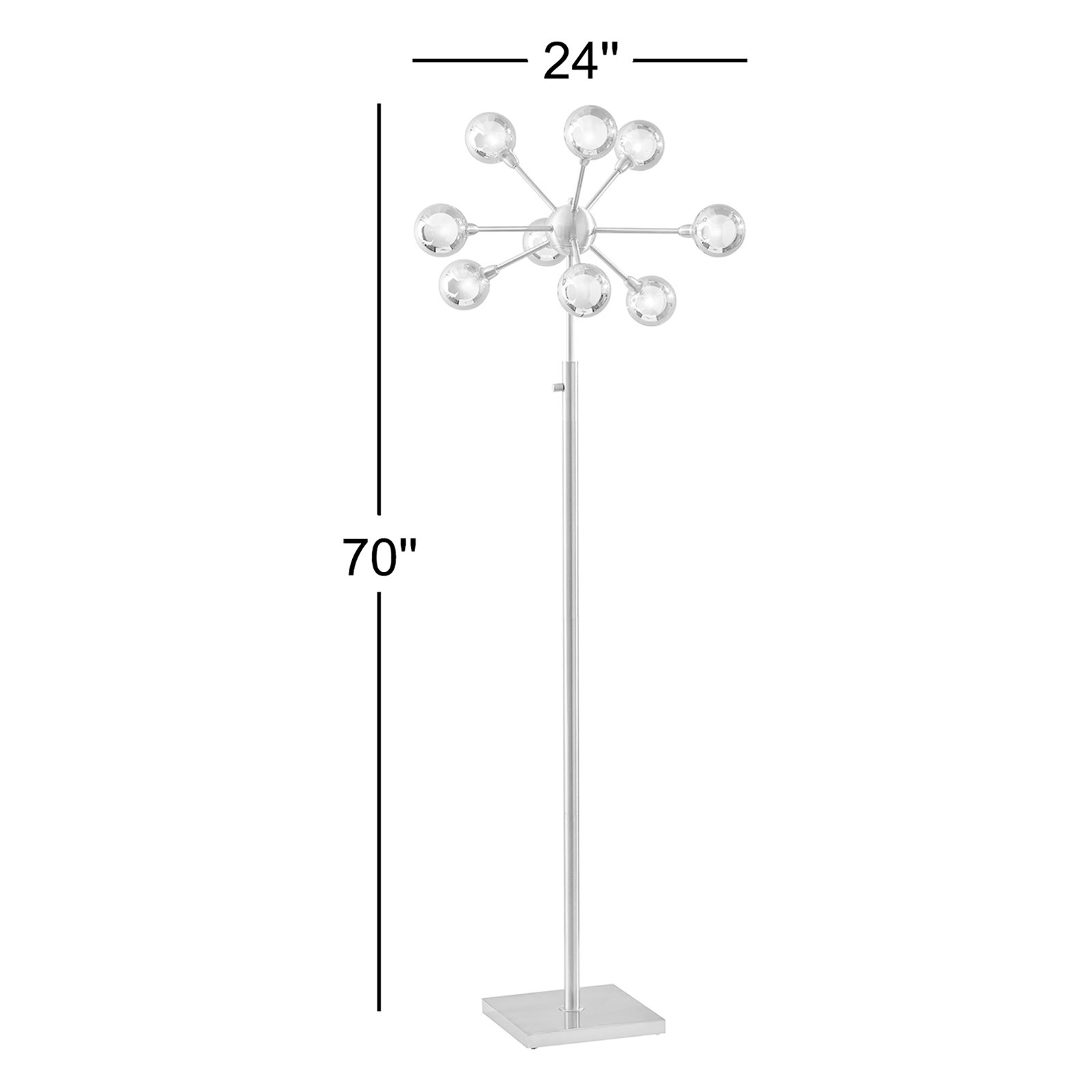 Lorraine 70'' Dimmable Floor Lamp