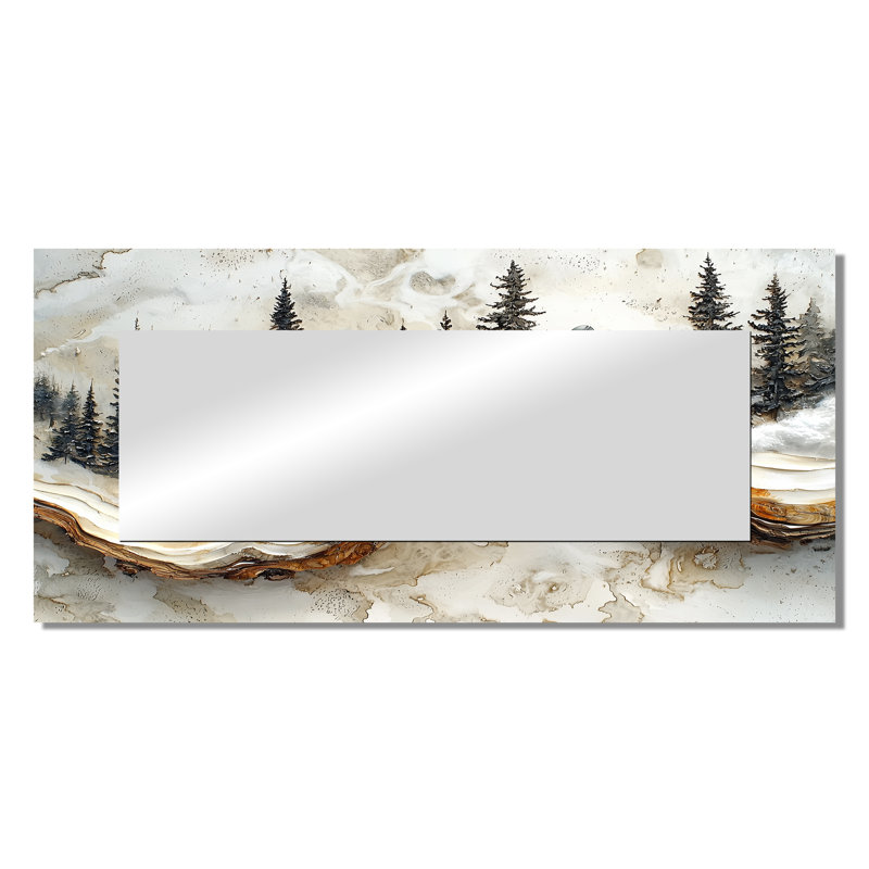 Crystal Snowboard Carve The Slopes I - décoration murale miroir de ski - imprimé sur métal, 28" x 60"