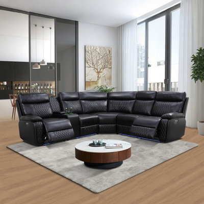Black Beauty 3Pc Loveseats & Wedge Set