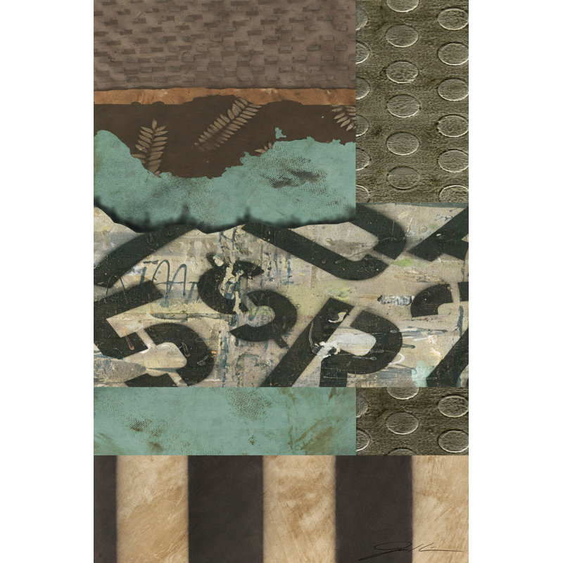 Urban Mix II by Jason Higby - Wrapped Canvas Painting, 46cm H x 30cm W x 3.8cm D