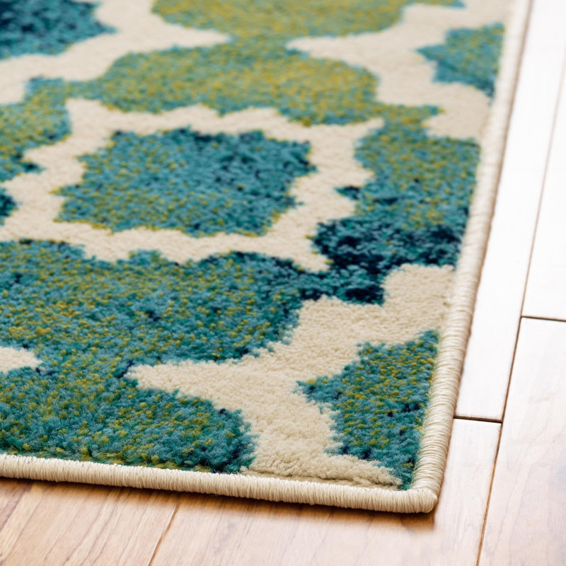 Analiese Geometric Indoor Rug, Rectangle 5'3" x 8'