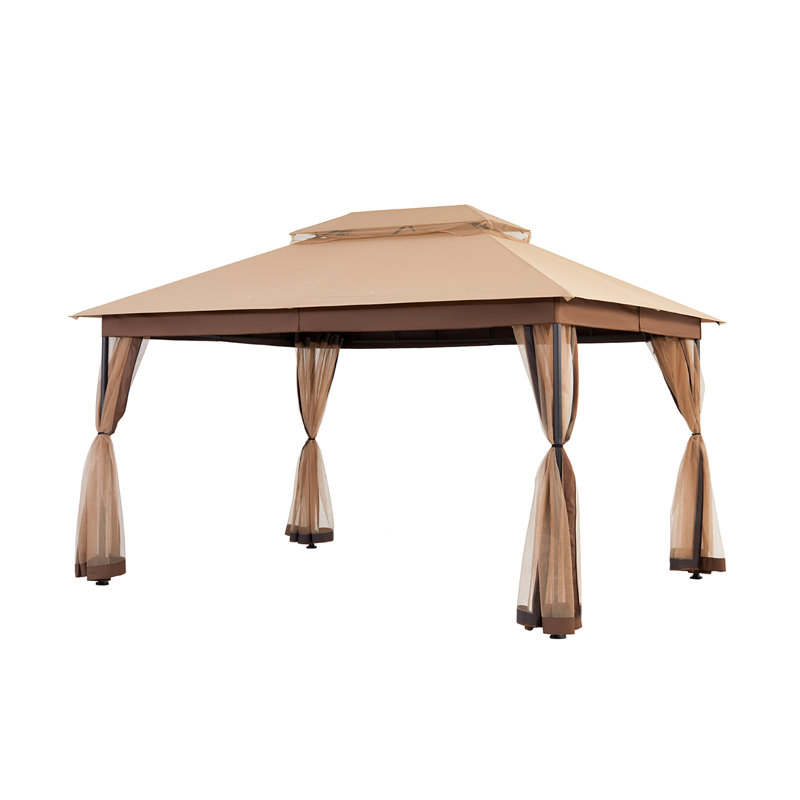 10 pi. L 13 pi. D Pavillon de jardin en fer