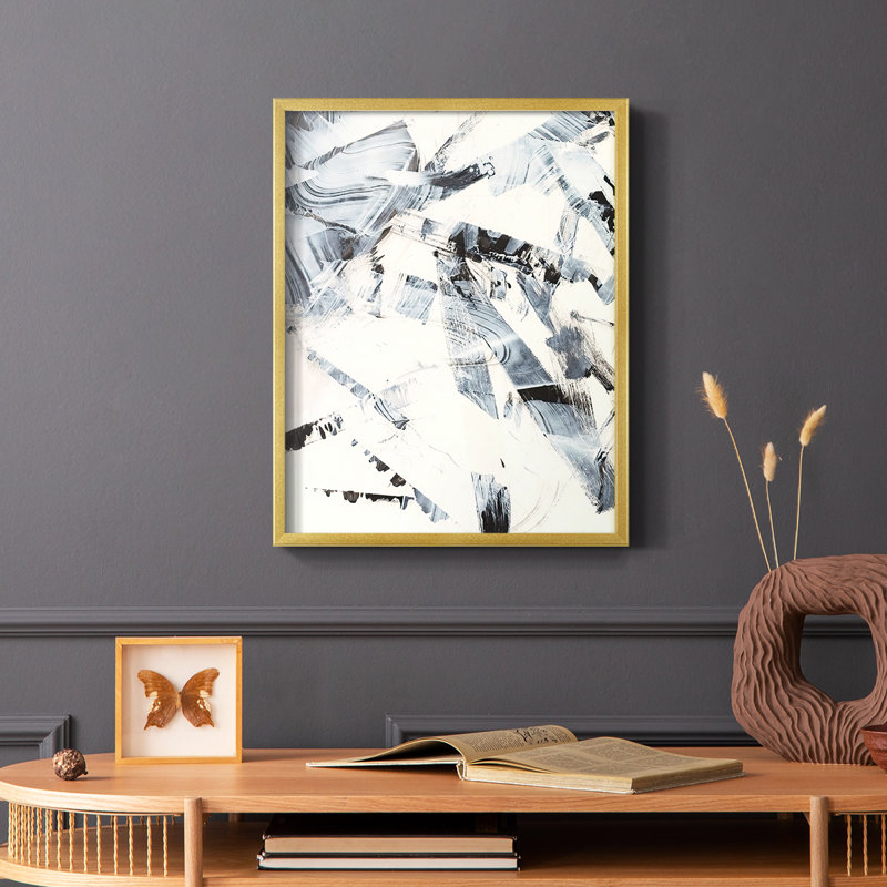 Fractured Ice I Framed Print - Solid Wood, 14" H x 11" W