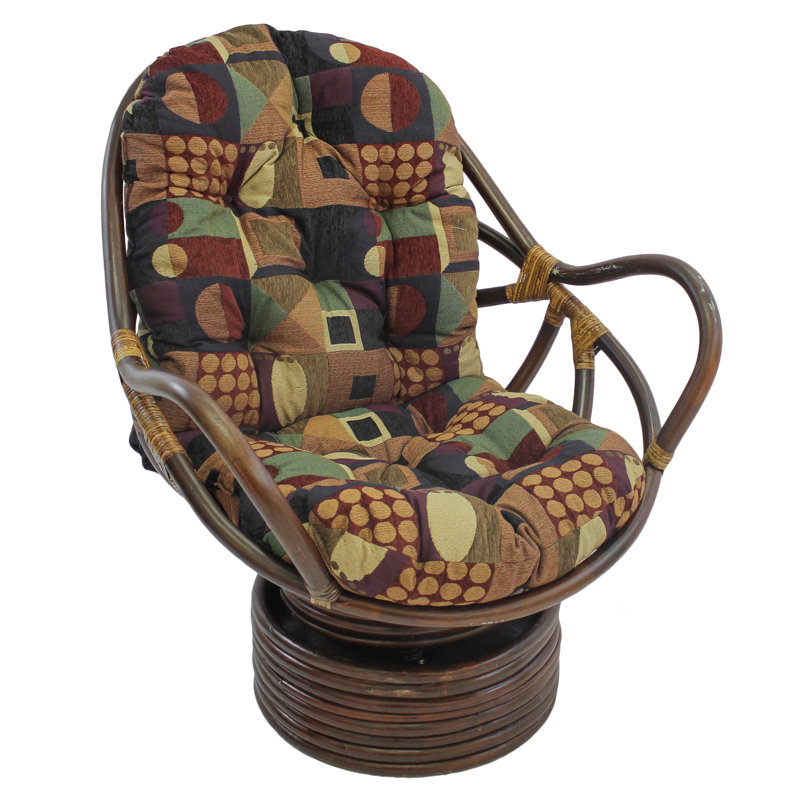 Lounge Chair Cushion, Jacquard Chenille - Kaleidoscope