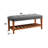 Gray Fabric & Oak Finish Comfortable Lounge Bench - 16" Seat Depth 40" Width Modern Home Decor And Seating Option-908397426