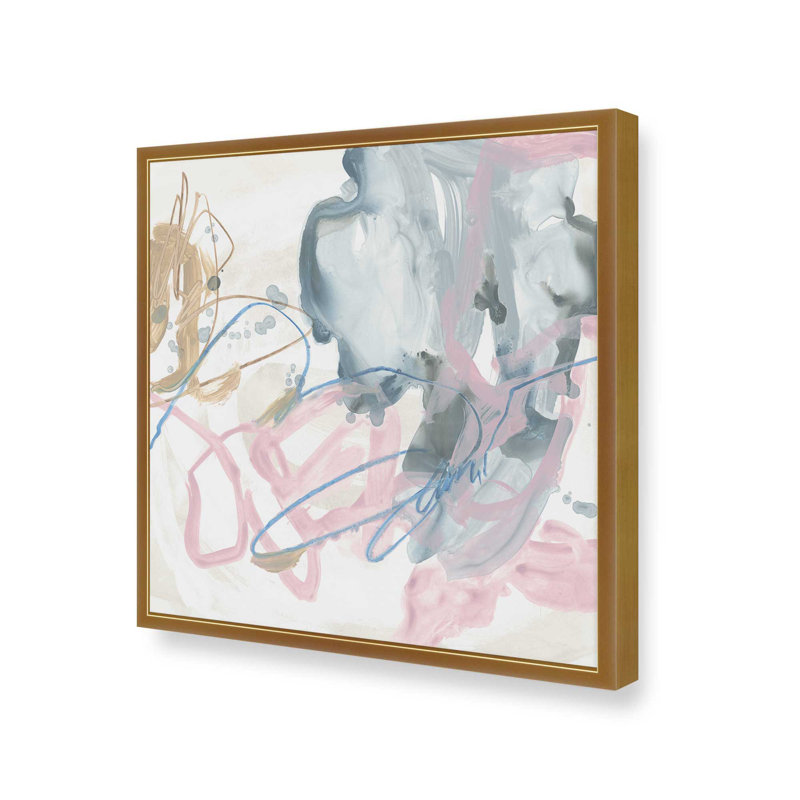 «Agate Freeway II» par June Erica Vess, reproduction d'art, H 12 po x l 12 po, Doré