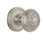 Bouton de porte de mortaise intérieure avec rosette classique à oeuf & dart