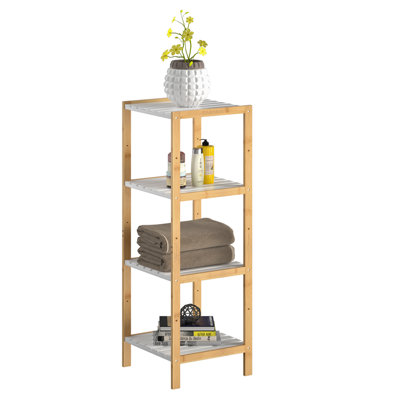 Dinges Bamboo Freestanding Bathroom Shelves
