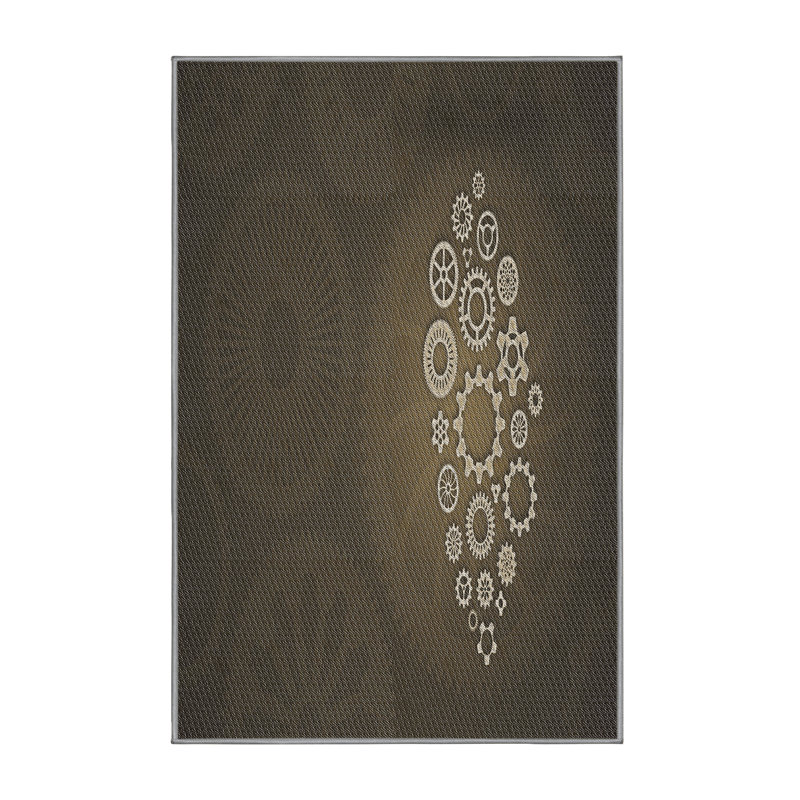 Tapis brun Gracie-Mai, Rectangle 3 pi x 5 pi