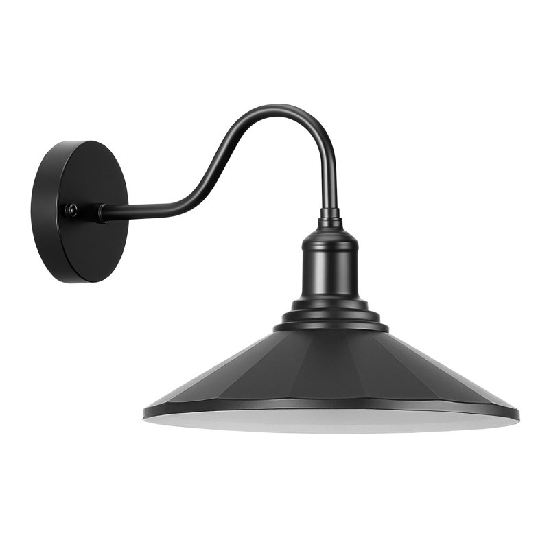 Applique murale d'extérieur de style grange d'extérieur 11,5 po
