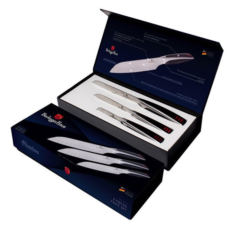 Berlinger Haus 3 Piece Stainless Steel Assorted Knife Set