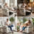 34”W Upholstered Swivel Reclining Rocking Chair-702031718