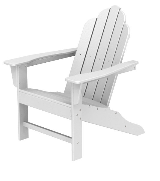 Adirondack POLYWOOD Long Island, Blanc