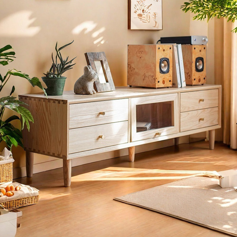 Meuble télé moderne en bois massif
