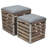 Kiger Linen Upholstered Storage Bench