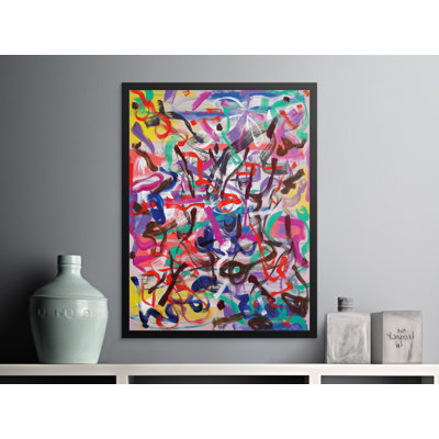 Angie 1 Piece Floater Frame Wall Art
