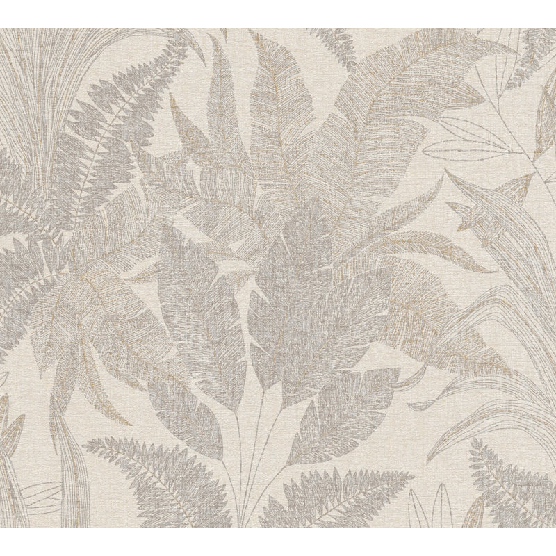 Rahnuma 10.05m x 53cm Glitter Double Roll, Beige