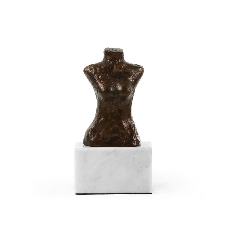 Milo Stone Decorative Object, Bronze
