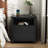  2 Drawers Solid Wood Construction Nightstand With Storage and Open Shelf, Built-In 2 Power Outlets, 1 USB Port, And 1 Type C Port-2138970873