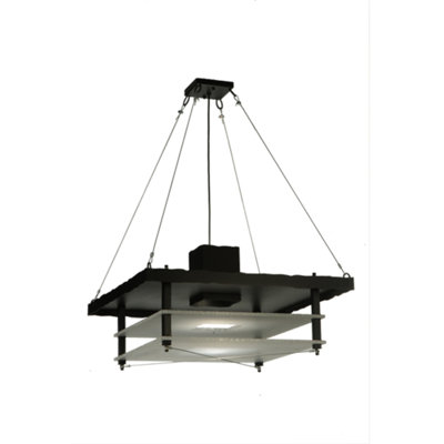 Luminaire suspendu 30 "carré Atlantis