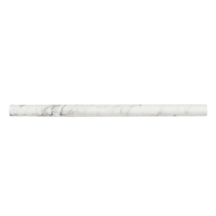 Moulure à crayons en marbre Bianco Carrara