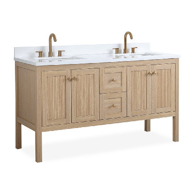 Ensemble de meuble-lavabo double 60 po Sera