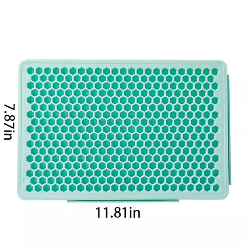 Tapis de litière en plastique, H 0,11 po x l 11,81 po x P 7,87 po