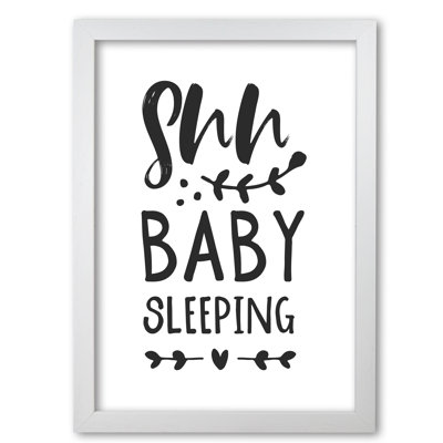 Shh Baby Sleeping - Print
