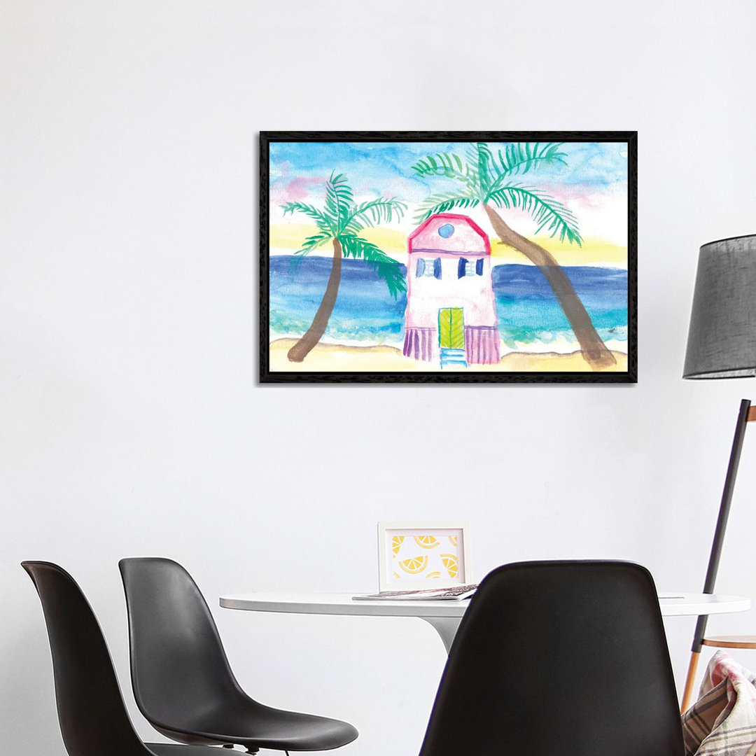 Emy's Tropical Beach House von Markus & Martina Bleichner - Gallery-Wrapped Canvas Giclée on Canvas