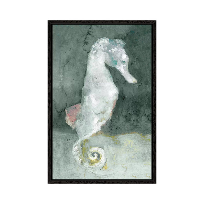 Aquatic II by Stellar Design Studio - Gallery-Wrapped Canvas Giclée on Canvas, Black Floater Framed, 66.04 cm H x 45.72 cm W