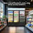 Commercial Beverage Refrigerator, 54.3 Cu.Ft. 3 Glass Door Display Refrigerator with 360° Circulation Cooling, Frost-Free, Soft LED Light, Adjustable Shelves, Merchandiser Refrigerator Cooler-122113000