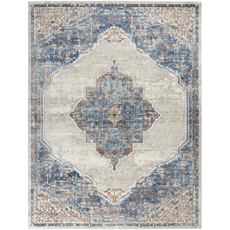 Tapis beige Freeda, Rectangle de 10 pi x 14 pi