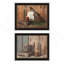 2-pièces vignette aux chandelles O nuit sacrée, art mural encadré pour le salon, impression d'art mural de chambre à coucher pour la décoration intérieure-1216492001