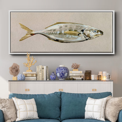 Fresh Fish Study I- Framed Canvas