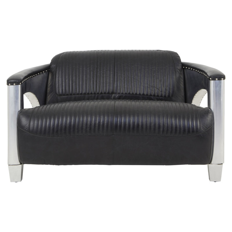 Oronoco 2 Seater Genuine Leather Loveseat