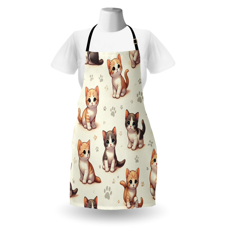 No Pattern Bib Apron