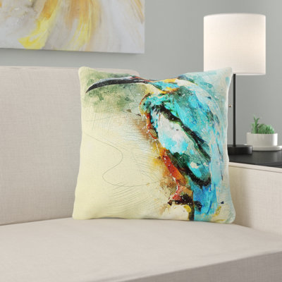 Coussin kingfisher Thadine