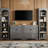 3-Piece Farmhouse Entertainment Center with Storage Cabinet for TVs Up to 70"-1523584528