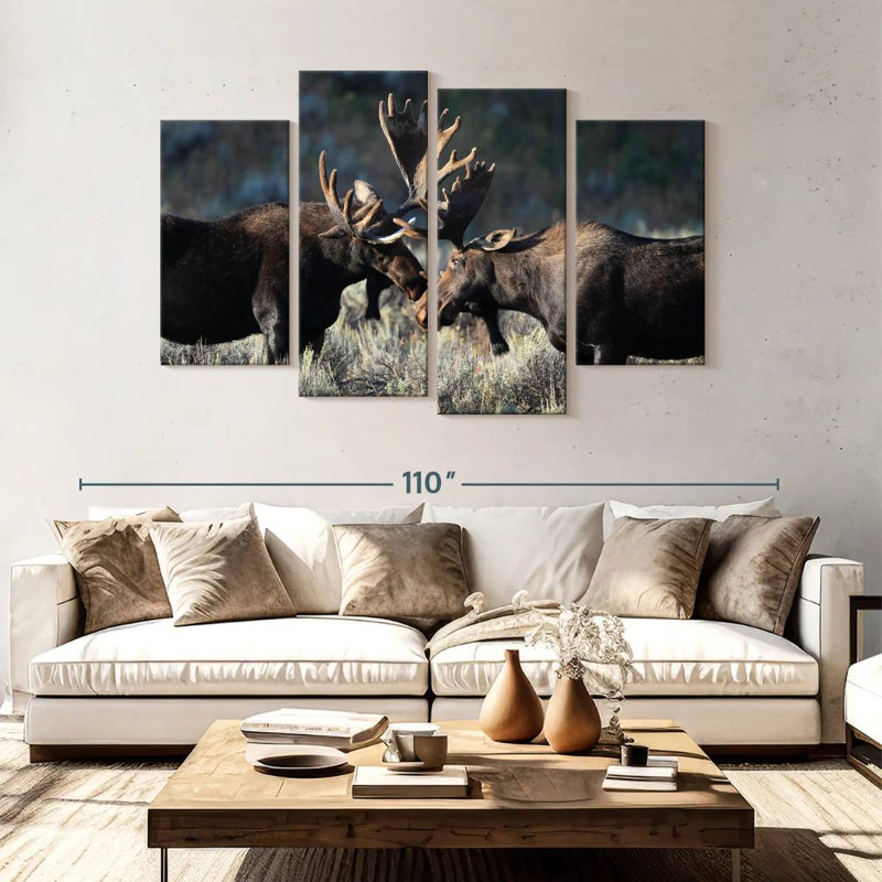 Moose In Grand Teton, 54" H x 84" W