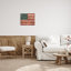 «US American Flag Wood Designed» par Luke Wilson, impression sur bois-1832314912-1832314940
