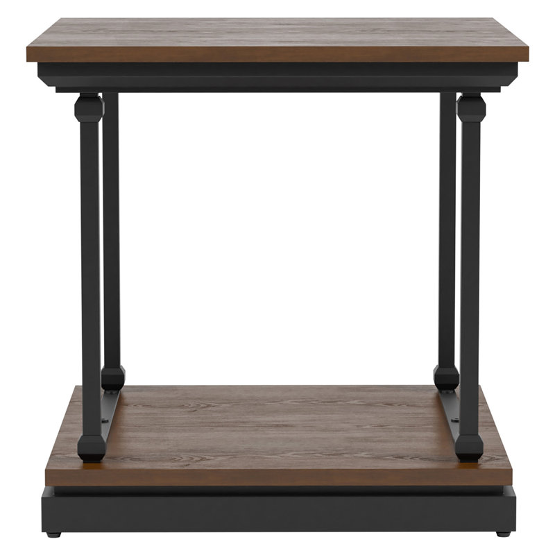 Table de bout Kiven, Chêne foncé