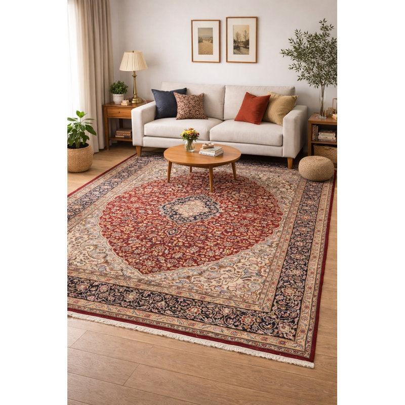 Tapis oriental rétro 9 x 13
